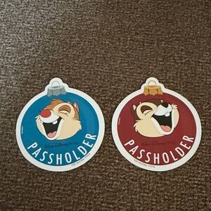 Walt Disney World Passholder Magnets Chip & Dale